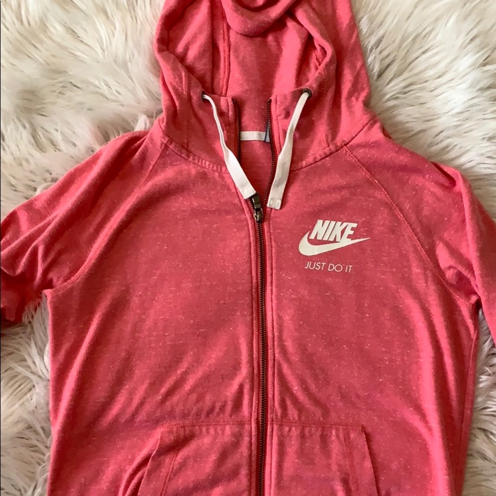 Pink nike jacket